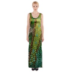 Chameleon Skin Texture Maxi Thigh Split Dress by BangZart