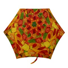 Leaves Texture Mini Folding Umbrellas by BangZart