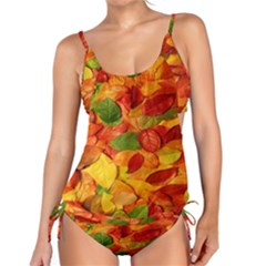 Leaves Texture Tankini by BangZart