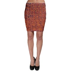 Crocodile Skin Texture Bodycon Skirt by BangZart