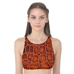 Crocodile Skin Texture Tank Bikini Top by BangZart