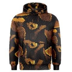 Gold Snake Skin Men s Pullover Hoodie by BangZart