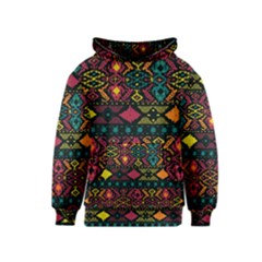 Bohemian Patterns Tribal Kids  Pullover Hoodie by BangZart