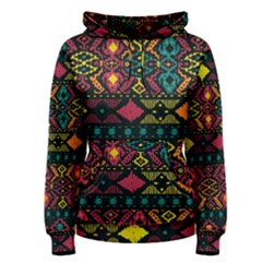 Bohemian Patterns Tribal Women s Pullover Hoodie by BangZart