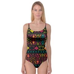 Bohemian Patterns Tribal Camisole Leotard  by BangZart