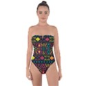 Bohemian Patterns Tribal Tie Back One Piece Swimsuit View1