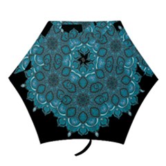 Ornate Mandala Mini Folding Umbrellas by Valentinaart