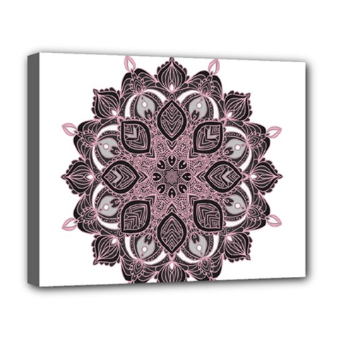 Ornate Mandala Deluxe Canvas 20  X 16   by Valentinaart