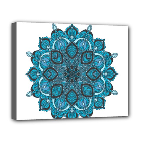 Ornate Mandala Deluxe Canvas 20  X 16   by Valentinaart