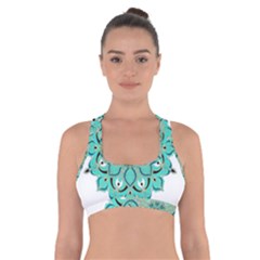 Ornate Mandala Cross Back Sports Bra