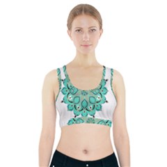 Ornate Mandala Sports Bra With Pocket