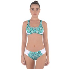 Ornate Mandala Criss Cross Bikini Set