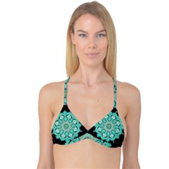 Ornate Mandala Reversible Tri Bikini Top by Valentinaart