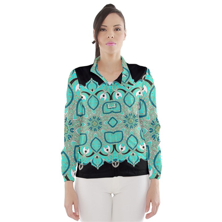 Ornate mandala Wind Breaker (Women)