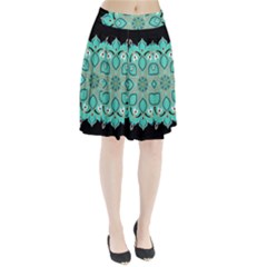 Ornate Mandala Pleated Skirt by Valentinaart