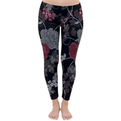 Sakura Rose Classic Winter Leggings by iVelz