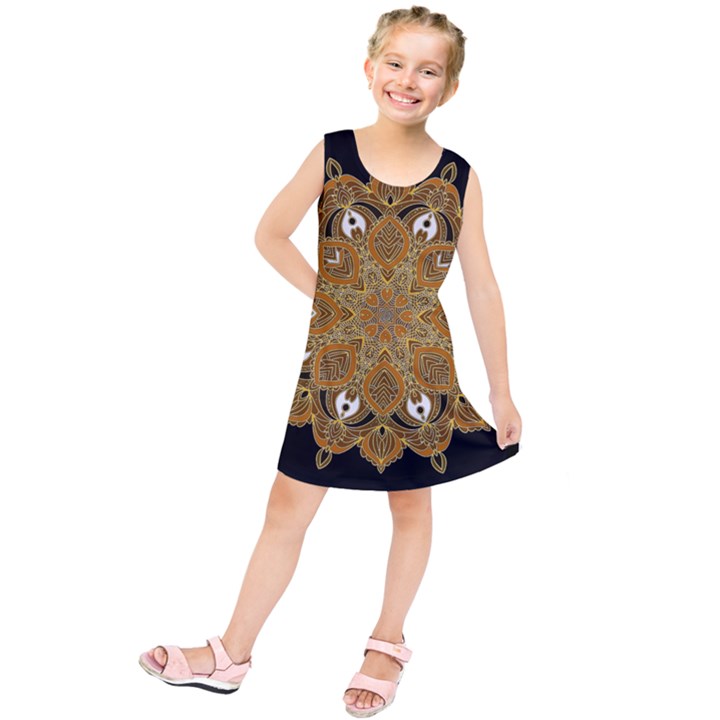 Ornate mandala Kids  Tunic Dress