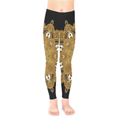 Ornate Mandala Kids  Leggings  by Valentinaart