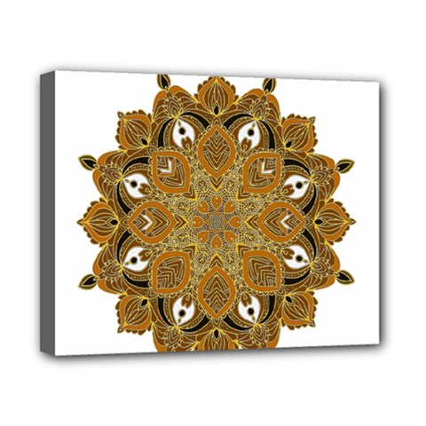 Ornate Mandala Canvas 10  X 8  by Valentinaart