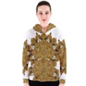 Ornate mandala Women s Zipper Hoodie View1