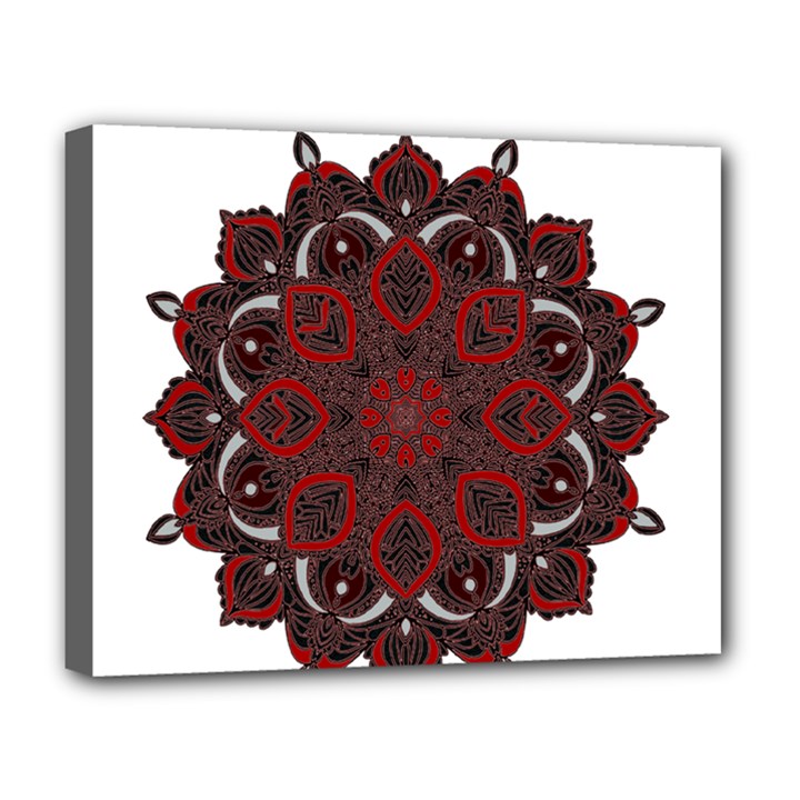 Ornate mandala Deluxe Canvas 20  x 16  