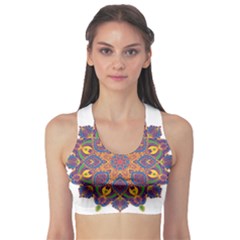 Ornate Mandala Sports Bra by Valentinaart