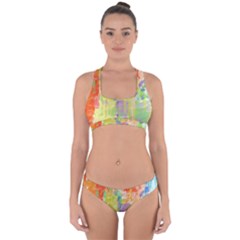 Paint Texture                       Cross Back Hipster Bikini Set by LalyLauraFLM