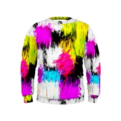 Colorful Blurry Paint Strokes                          Kid s Sweatshirt by LalyLauraFLM