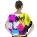 Colorful blurry paint strokes                            Batwing Chiffon Blouse View2