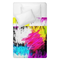 Colorful Blurry Paint Strokes                          Duvet Cover (single Size) by LalyLauraFLM