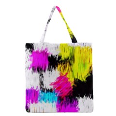 Colorful Blurry Paint Strokes                         Grocery Tote Bag by LalyLauraFLM