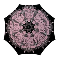 Ornate Buddha Golf Umbrellas by Valentinaart