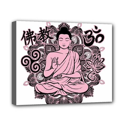 Ornate Buddha Canvas 10  X 8  by Valentinaart