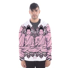 Ornate Buddha Hooded Wind Breaker (men) by Valentinaart