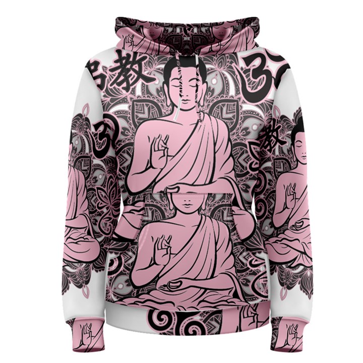 Ornate Buddha Women s Pullover Hoodie