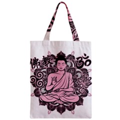 Ornate Buddha Zipper Classic Tote Bag by Valentinaart