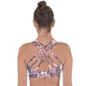 Ornate Buddha Cross String Back Sports Bra View2