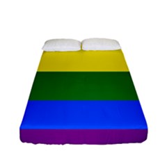 Pride Rainbow Flag Fitted Sheet (full/ Double Size)