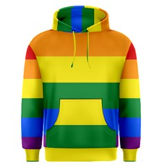 Pride Rainbow Flag Men s Pullover Hoodie