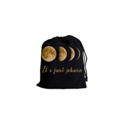 Moon phases  Drawstring Pouches (XS) 