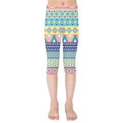 Tribal Print Kids  Capri Leggings  by BangZart