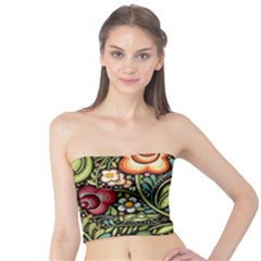 Bohemia Floral Pattern Tube Top