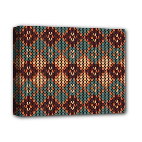 Knitted Pattern Deluxe Canvas 14  X 11  by BangZart