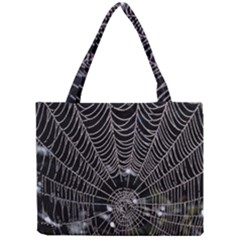 Spider Web Wallpaper 14 Mini Tote Bag by BangZart