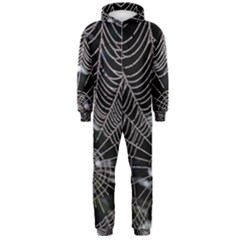 Spider Web Wallpaper 14 Hooded Jumpsuit (men)  by BangZart