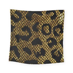 Metallic Snake Skin Pattern Square Tapestry (small) by BangZart