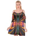 Casanova Abstract Art Colors Cool Druffix Flower Freaky Trippy Cutout Spaghetti Strap Chiffon Dress View1