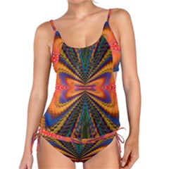 Casanova Abstract Art Colors Cool Druffix Flower Freaky Trippy Tankini by BangZart