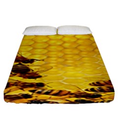 Sweden Honey Fitted Sheet (king Size) by BangZart