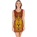 Lion Man Tribal Sleeveless Bodycon Dress View1